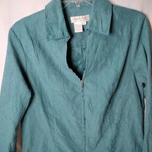 Women's, Coldwater Creek,  Zippered Blouse Jacket, Size Med.